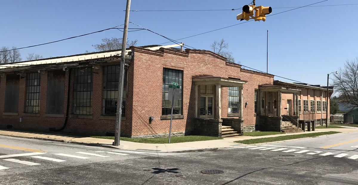 The original 1915 knitting room faces Fourth Avenue East.