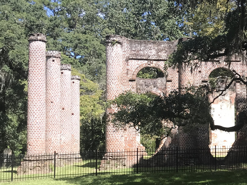 Old Sheldon Church Ruins